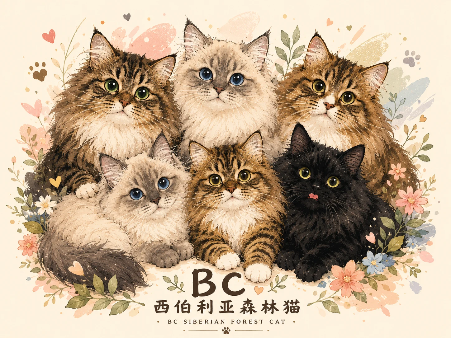 BC 西伯利亚森林猫繁育计划
